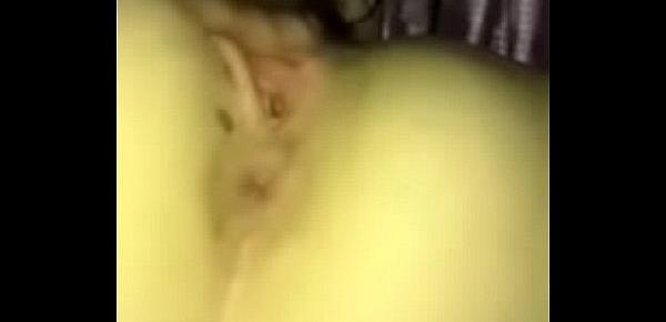 Deep stroking Sunny’s White pussy